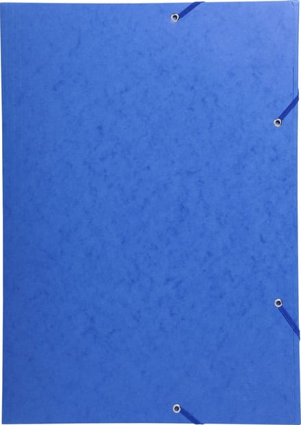 Exacompta 5x Elastomap met 3 kleppen in glanskarton 600gm2 - A3 - Blauw - 59507E
