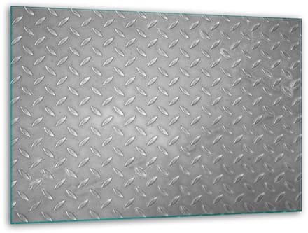 TMK ArtDeko Serie - Glazen Snijplank - 40x30cm - Grijs - Veiligheid - Antislip