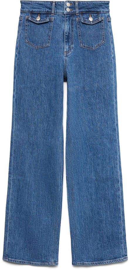 VERO MODA - VMTESSA HR WIDE POCKET JEANS RA3044 GA - Dames - Jeans