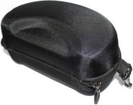 Luxe Ski & Snowboard brillenkoker / Goggle opberg hard case box kleur Zwart