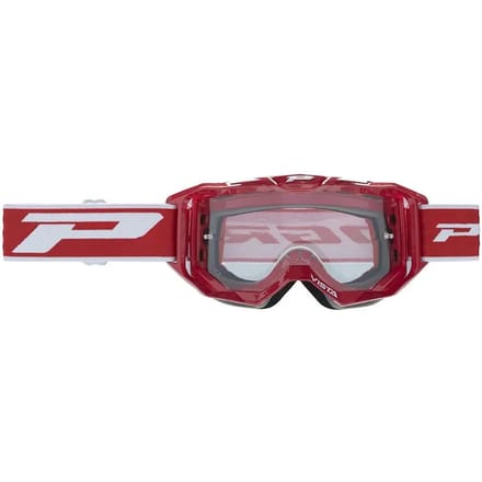 Progrip TR Vista Cross/Endurobril - Rood + Extra Glas