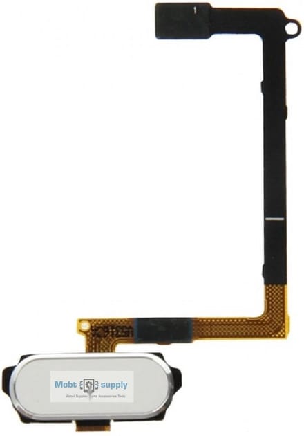 Voor Samsung Galaxy S6 - G920F - Home Button compleet module flex - Wit