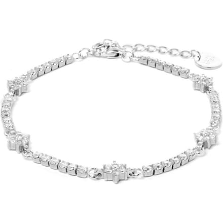 Bracelet - LUXENTER - Dader - Argent 925 - Zirconium - Plaqué finition en rhodium white