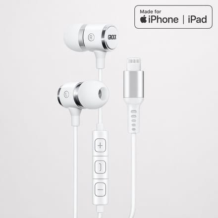 Grixx iPhone oortjes - EarPods voor iPhone en iPad - bedraad - met Microfoon en Afstandsbediening