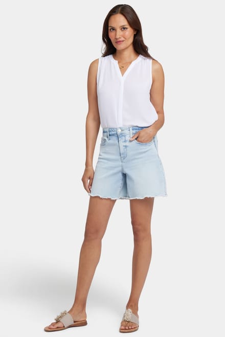 Berkyn Relaxed Denim Shorts Met Super Hoge Taille