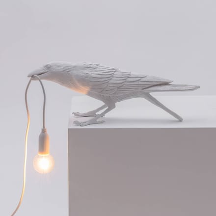 SELETTI Bird Lamp LED decoratieve tafellamp speels wit