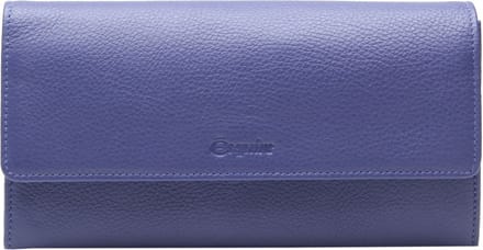 Esquire Leren portemonnee Peru Ladies Purse Night Blue blauw