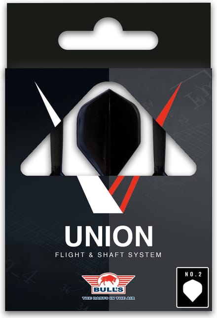 Bull's Union Flight System - Shaft Flight Systeem - No.2 - Zwart - Small