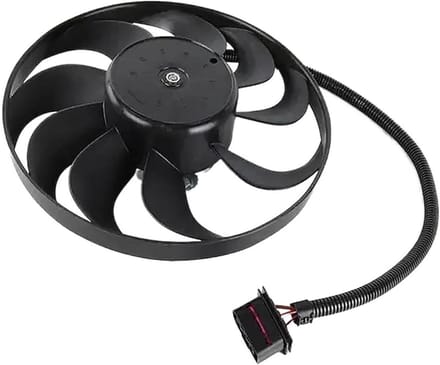 Radiateurventilator - Koelsysteem onderdeel - Motor koelen - Efficiënte koeling - 3 kg - Zwart