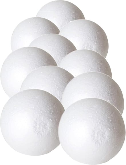 Piepschuim hobby vormen DIY ballen - 35x - styropor bollen - 4 cm