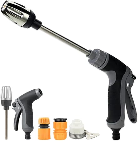 Hogedrukreiniger - Waterpistool - Terras Reinigen - Instelbare Druk - 37 cm - Aluminium
