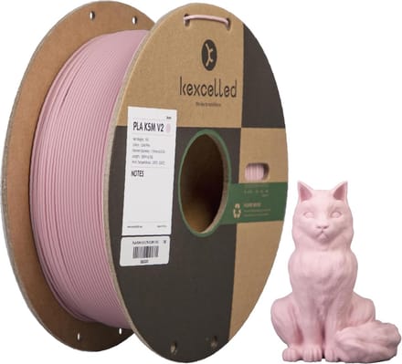 Kexcelled PLA Mat Koraal Roze/Matte Coral Pink 1kg 3D Printer filament