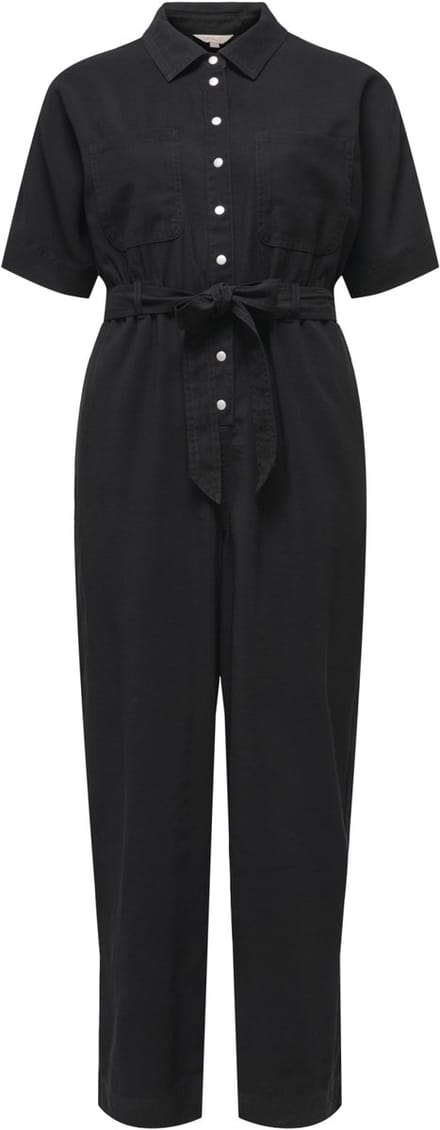 Only Jumpsuit Onlaris Life Ss Jumpsuit Wvn Cc 15364151 Black Dames Maat - M