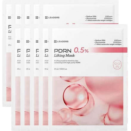 LEADERS PDRN 0,5% Lifting Mask Verstevigend Plumping 25ml x 10 Vel