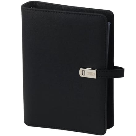 1111-01 Personal Ringplanner Korrel Zwart 1 week per 2 paginas 2026-2027-2028