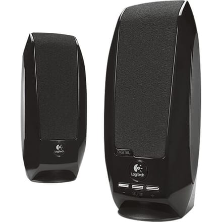 Logitech S-150 2.0 PC-luidsprekers Kabelgebonden 1.2 W Zwart