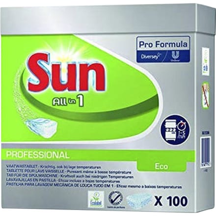 Sun Pro Formula Vaatwastabletten All In 1 Eco, v.p 100 stuks