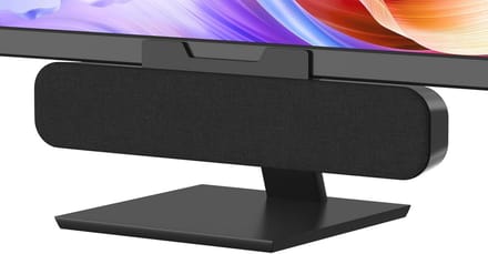PC Luidspreker - USB Soundbar - Desktop Audio - Monitor Clip-on - Compact Formaat - Zwart