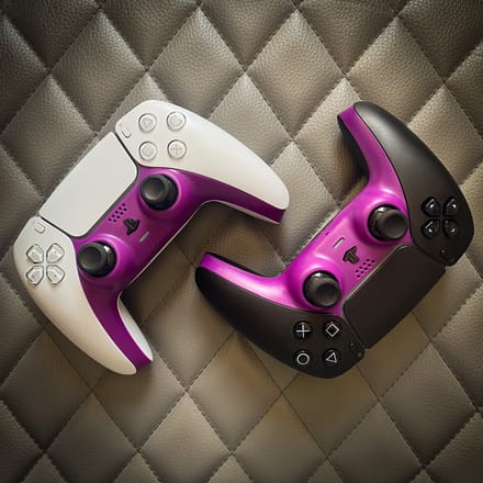 Controller behuizing faceplate - geschikt voor de Playstation 5 controller - Paars