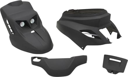 Kit carénage noir mat design Replay pour scooter Yamaha 50 Bw's 2004 à 2020 Neuf