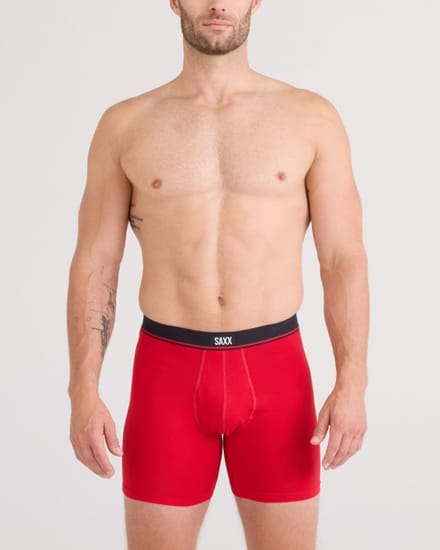 SAXX Heren Boxershort Multi-Sport Mesh - 3-Pack - Boxer met BallPark Pouch PRO - Onderbroek Ademend & Vochtregulerend - Multi - M