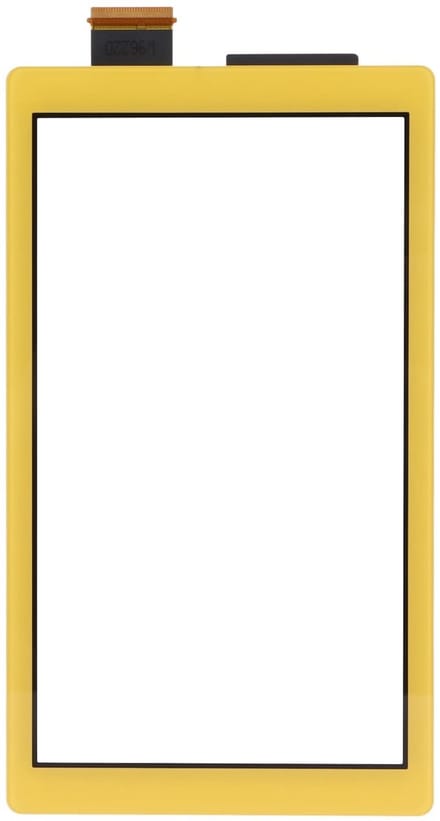 Dailygoody - Switch Lite Touch Screen Glas Vervangingspaneel - Professionele Digitizer voor Switch Lite Console (Geel)