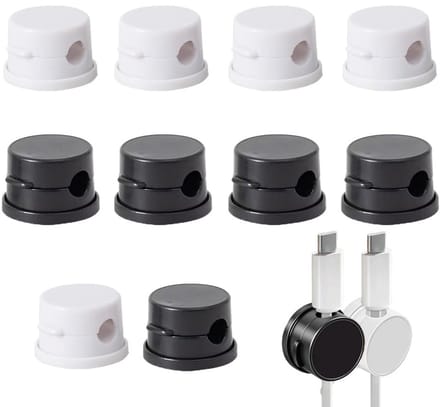 Solidchoice - Set van 10 Magnetische Kabelhouders voor Kabelbeheer