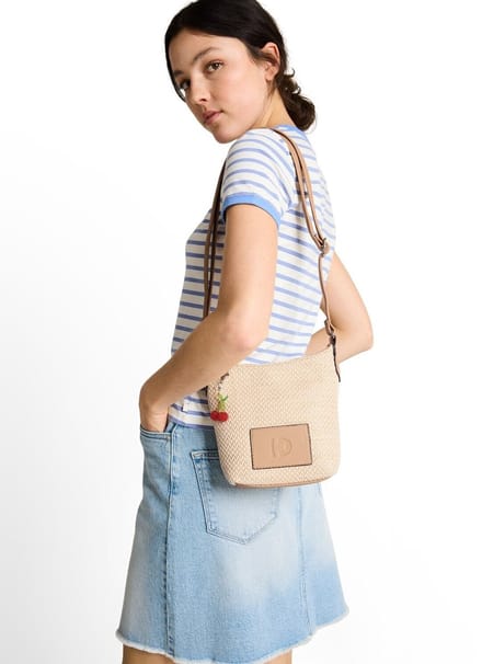 TOM TAILOR schoudertas Lucien Crossover Bag Beige
