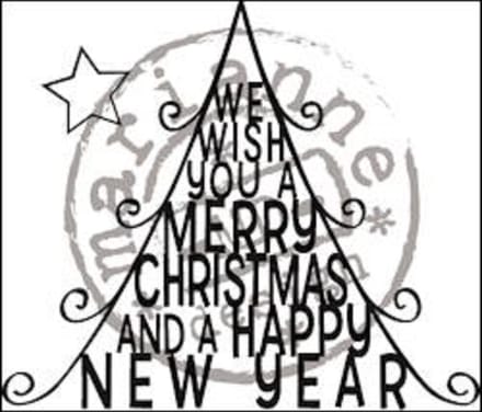 Mariane Design - Stempel - Quilling - FG 2463 christmas tree