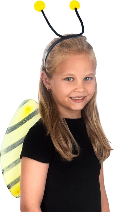 FUNIDELIA Bijenvleugels En Hoofdband voor kinderen