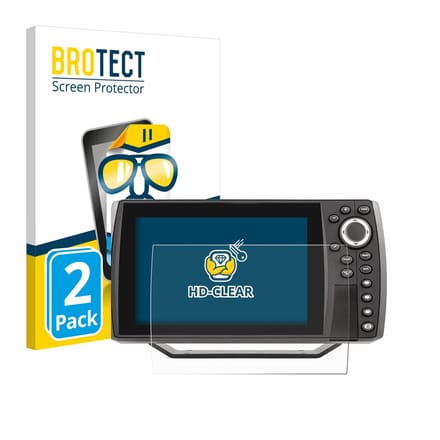 BROTECT - Screenprotector voor Humminbird Helix 7 - Folie Beschermfolie transparant 2 Stuks