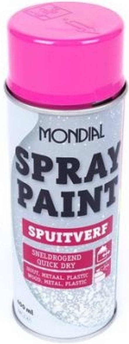 Hoogglans Spray Paint - Mondial - Kwaliteitslak Roze | RAL 4003