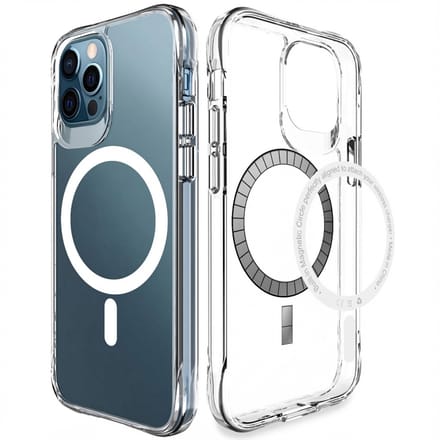 imoshion Hoesje - Geschikt voor iPhone 12 Pro Max - geschikt voor MagSafe case - Transparant