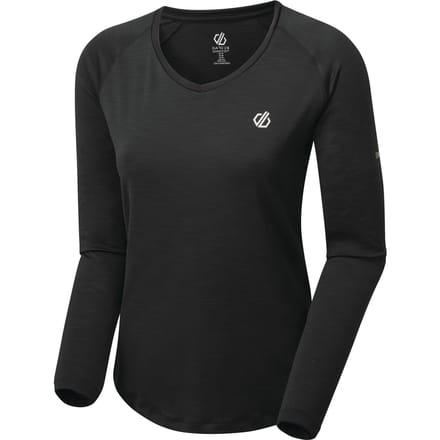 Dare 2B Dames/dames Discern T-shirt met lange mouwen (Zwart)