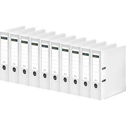 Schäfer Shop Select  ordner, A4, rugbreedte 80 mm, 10 stuks, wit