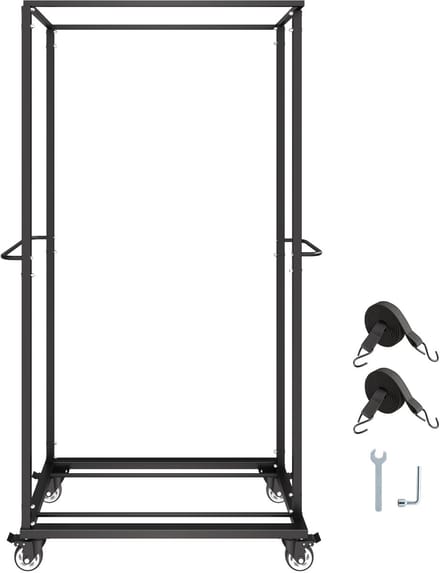 Opvouwbare Stoelenkar voor 60 Stoelen, Draagvermogen 227 Kg