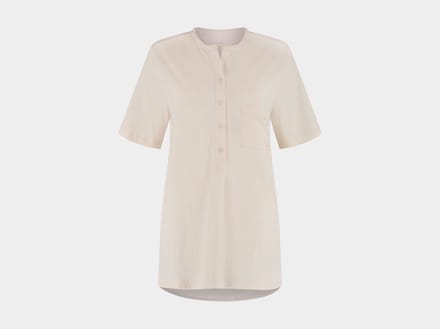 Yumeko pyjama t-shirt dames jersey sunrise wit m