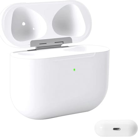 Oplaadcase - Oplader Case - Koptelefoon Opladen - Bluetooth Koppelknop - 13.5 x 5.4 cm - Wit