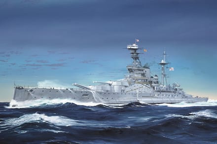 Trumpeter Modelbouwpakket Schepen - 05378 HMS Royal Oak - WWII Revenge-klasse - Brits Slagschip Plastic - 1:350 - Modelbouw