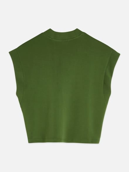 Scotch & Soda Tencel V-Neck Shortsleeved Sweatshirt