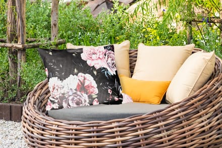 Buitenkussens - Tuin - Vintage - Rozen - Romantisch - Bloemen - 50x30 cm