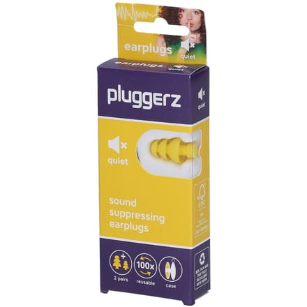 Pluggerz earplugs Quiet - Oordoppen voor concentratie - Studie/werk/reizen