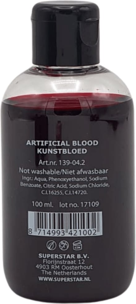 Superstar - Kunstbloed helder dun (100ml)