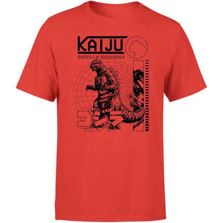 Godzilla Kaiju Unisex T-Shirt - Red - M