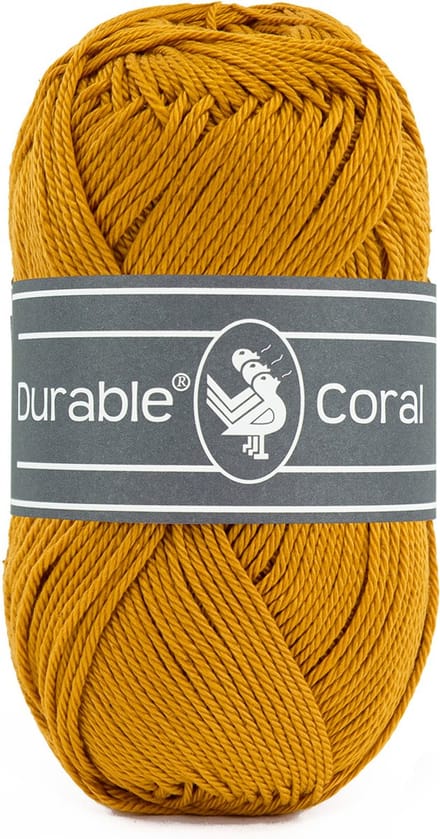 Durable Coral - 2211 curry - Gemerceriseerd Katoen Garen