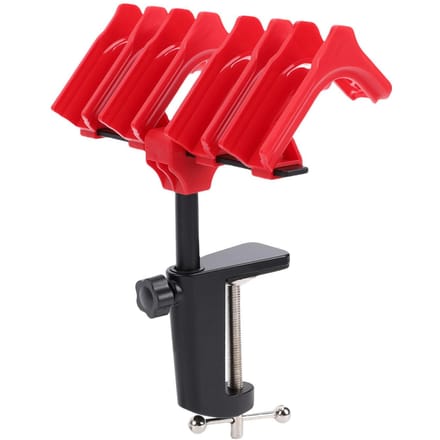 Airbrush Standaard 4 Airbrushes Houder   Standaard Opslag   voor Verfbenodigdheden red