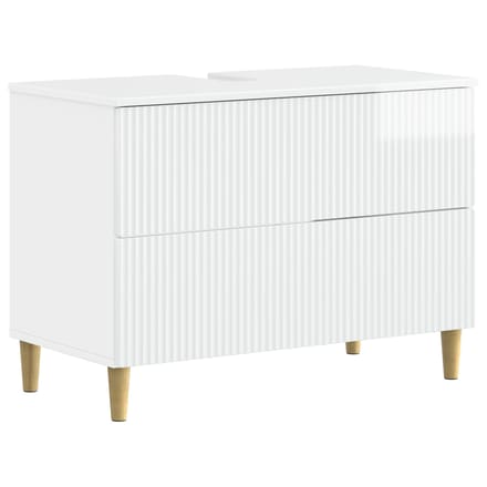 vidaXL - Wastafel - kabinet - voor - de - badkamer - ARNHEM - Hoogglans - Wit