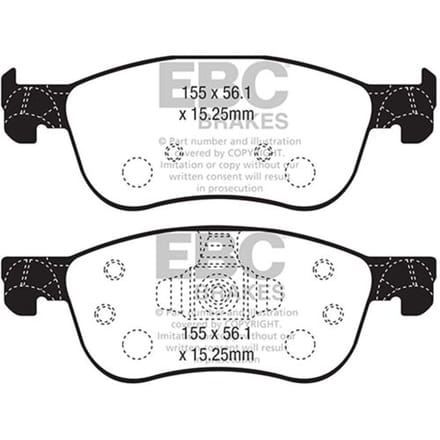Remblokkenset, schijfrem EBC BRAKES DP42353R