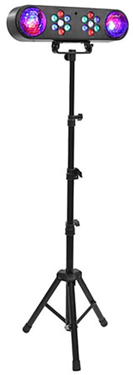 Boomtone DJ V-GAS lichteffect - RGB multi-beam & LED kleurenballen - Met statief