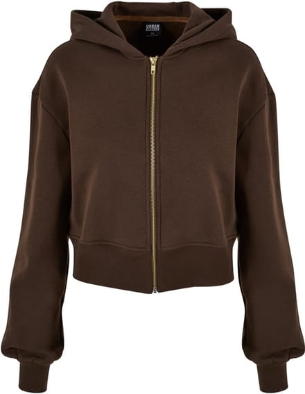 Urban Classics - Short Oversized Jacket Vest met capuchon - 4XL - Bruin